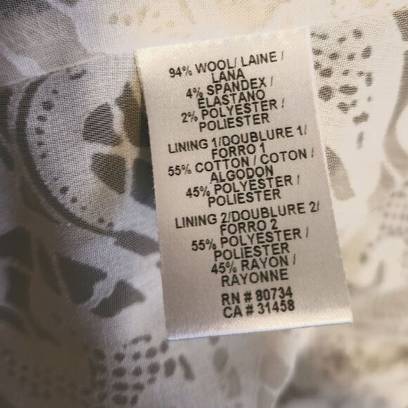 NWT BCBG Max Azria Navy Pinstripe Blazer - Sz Small - Picture 5 of 8